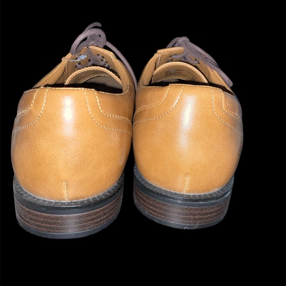 George Men's Branford Casual Dress Oxfords Brown Cap Toe Lace Up Size 11 - Picture 5 of 5